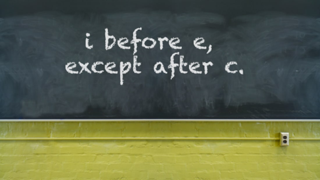 How Is "I before E except after C" a Rule?