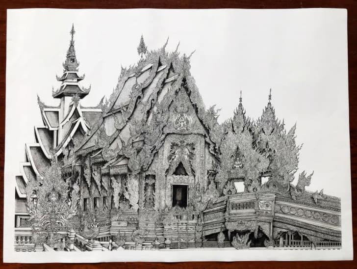 Artist Makes Incredibly Detailed Drawings of Famous