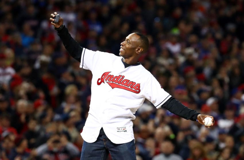 Kenny Lofton ロフトン　Indians インディアンス Kenny Lofton: “Give the [team] a break, give them a chance