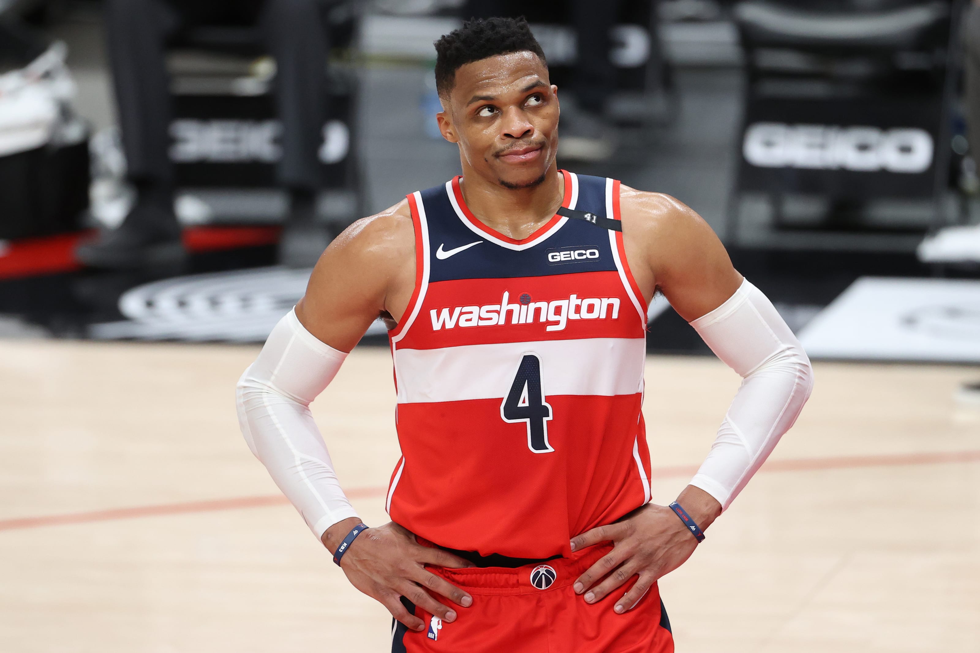 russell westbrook wizards uniform