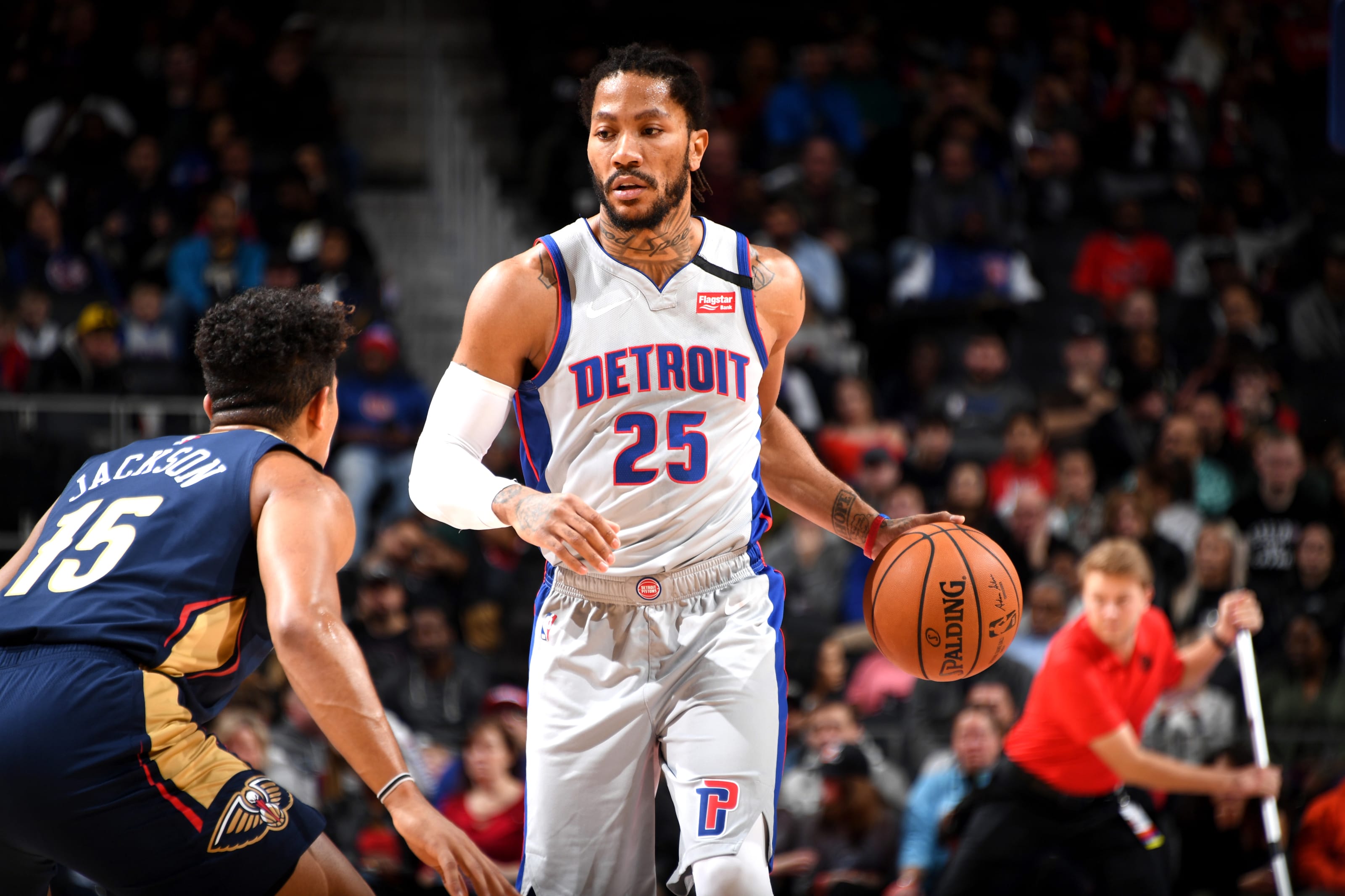 Detroit Pistons 2019 2020 player grade Derrick Rose