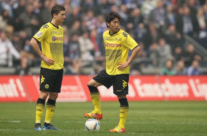 Borussia Dortmund 2010-2011 KAGAWA 23番 S Borussia Dortmund 2011 Home Jersey #23 Kagawa Kappa Yellow