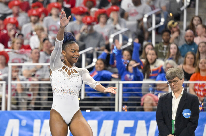 FLORIDA GATORS GYMNASTICS KNOCKS OFF 4 RANKED ALABAMA visual data 7
