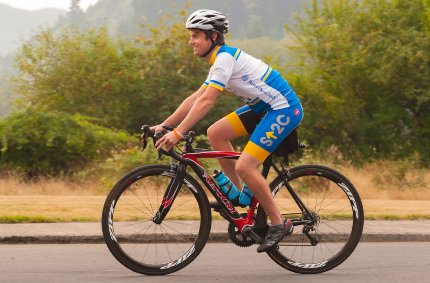 Survivor winner Adam Klein is bikeriding to raise cancer research money