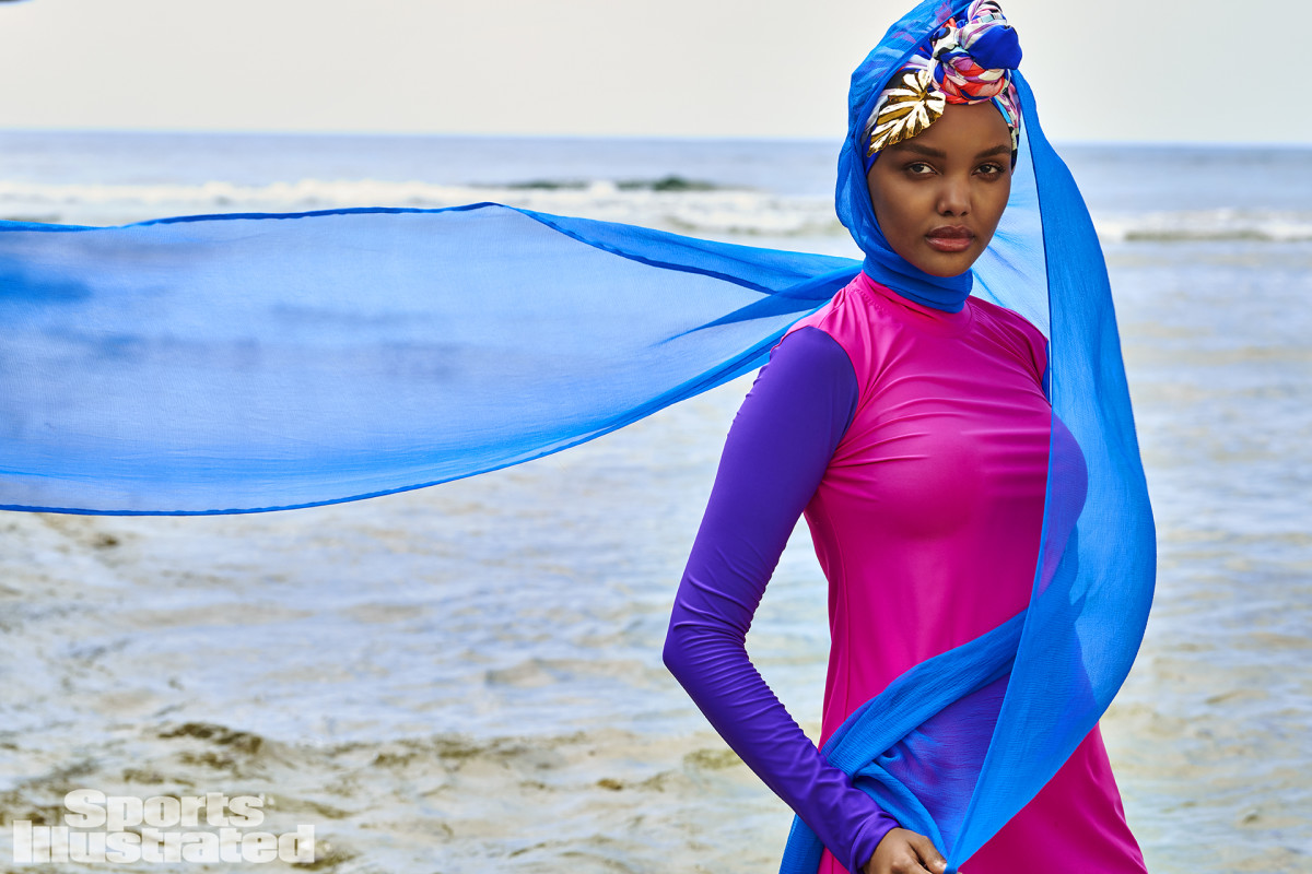 Halima Aden Swimsuit SI