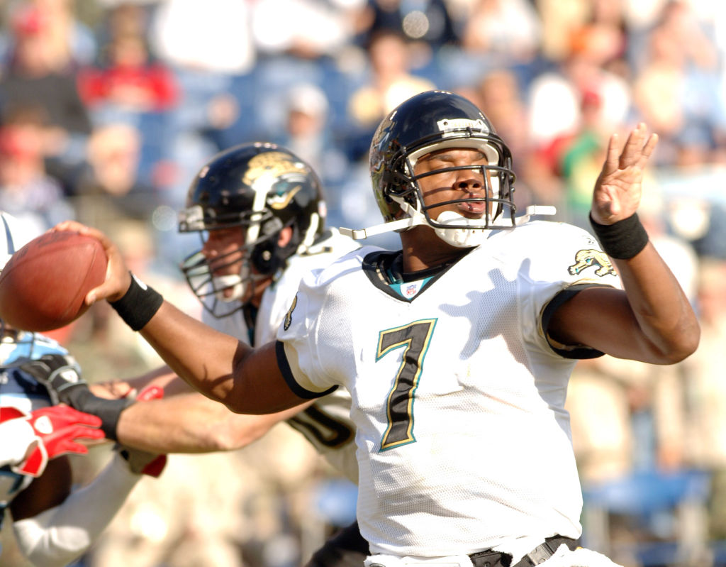 Jaguars official merchandise story selling Byron Leftwich jerseys online