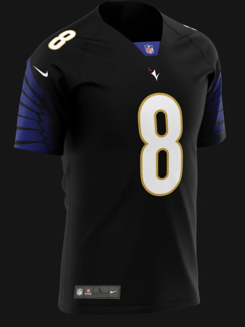 SchapDesign] Ravens practice jersey uniform concepts for games