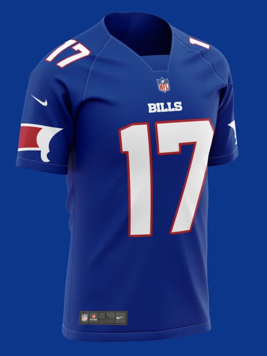 Bills New Uniform Concept Design on Reddit Looks Amazing