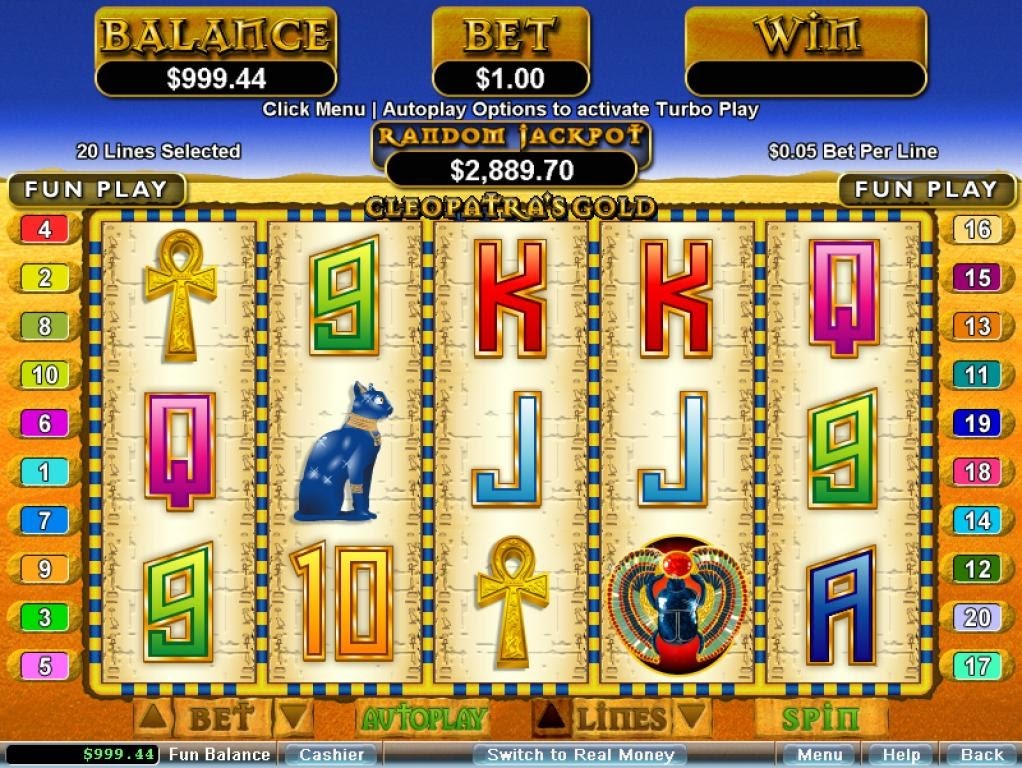 Cleopatra Gold, Casino Slot Game