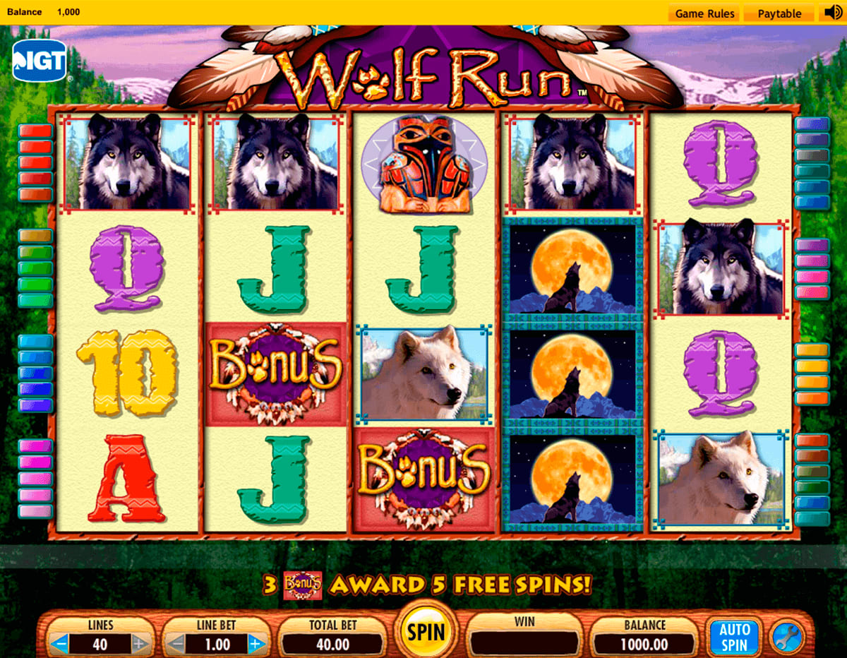 Play Wolf Run Slots Free Online 2023