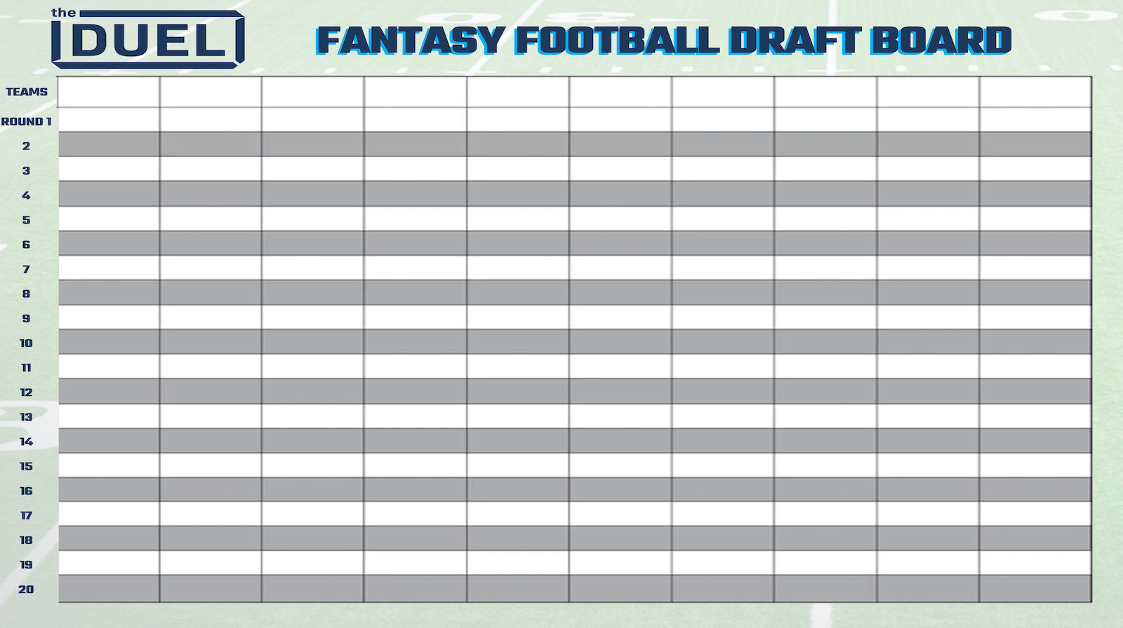 12 team fantasy draft