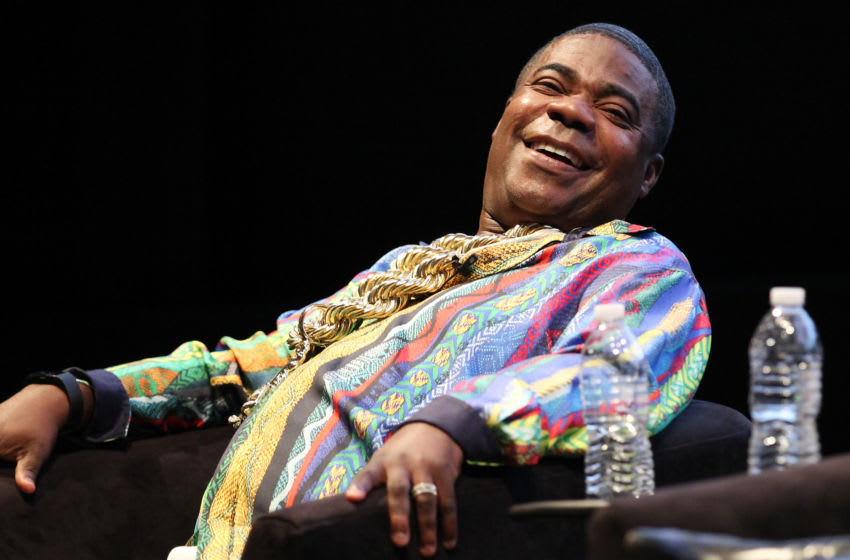 Tracy Morgan channels Brian Fellow with wild animals on Jimmy Kimmel Live